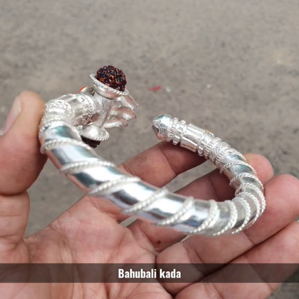 99% Pure Silver rope design kada