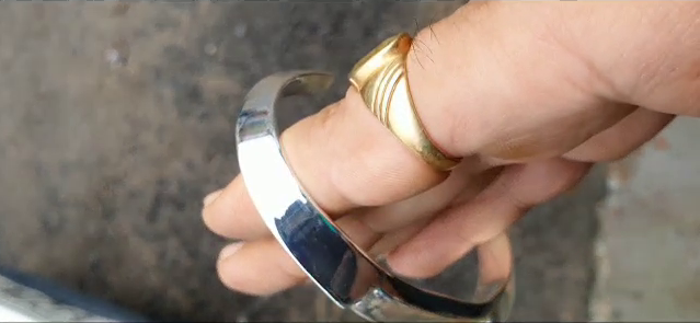 60gm PURE SILVER HANDMADE OPEN CUFF FOR LADIES AND GENTS - 99% PURE - Image 5