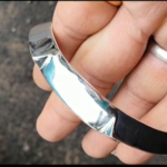 60gm PURE SILVER HANDMADE OPEN CUFF FOR LADIES AND GENTS - 99% PURE