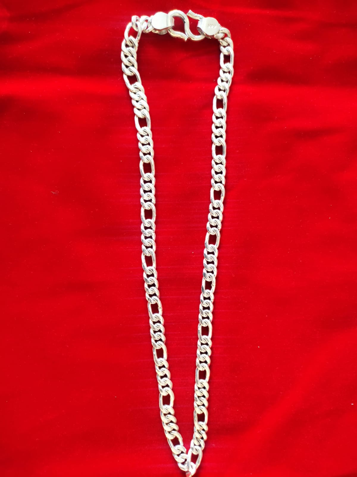100gm PURE SILVER SACHIN CHAIN FOR MEN ASTROLOGICAL BENEFIT PDJ Mart
