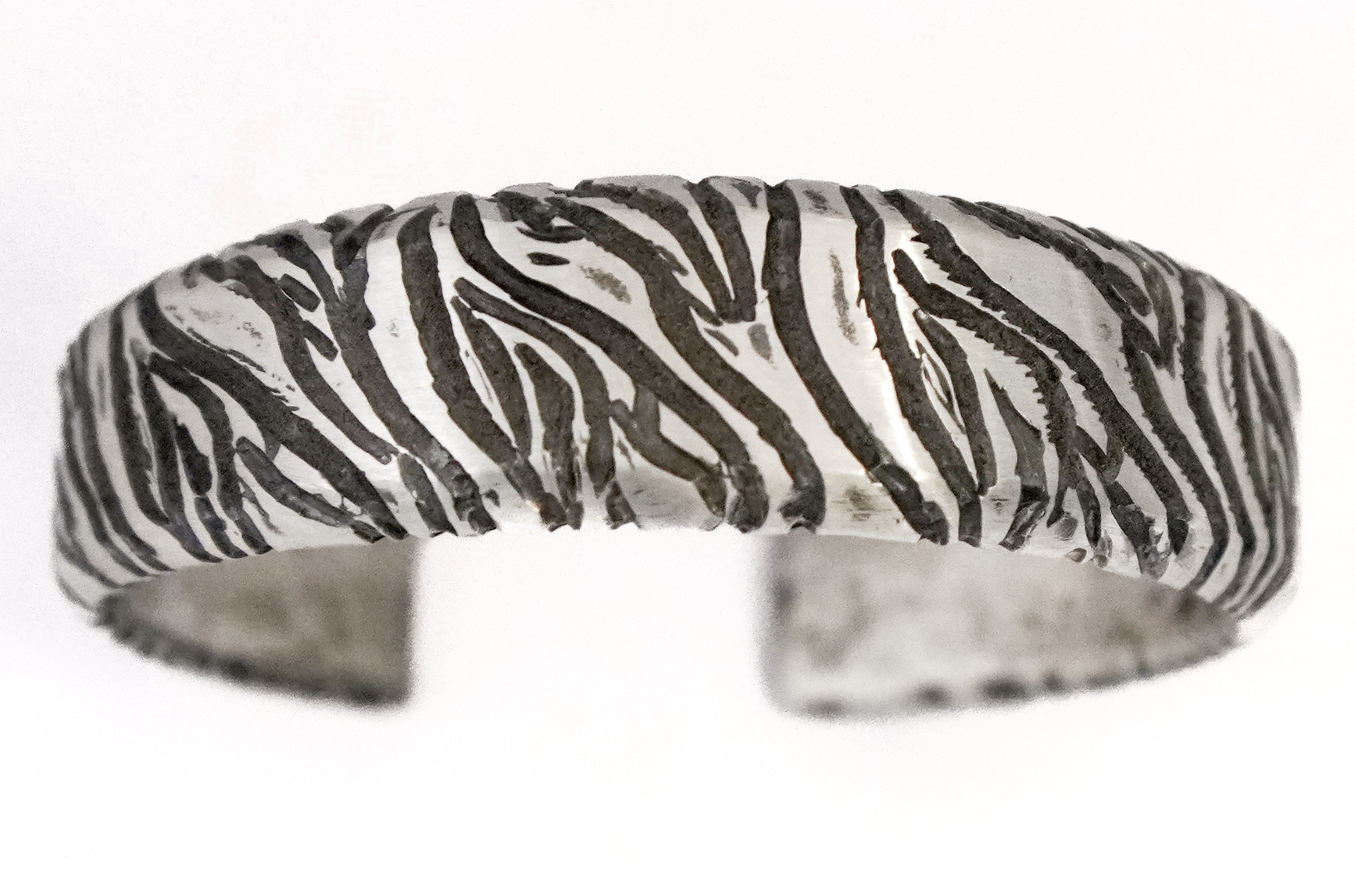 150gm 99% Pure SILVER HANDMADE CHITAKAARI KADA WITH OXIDATION - Image 3