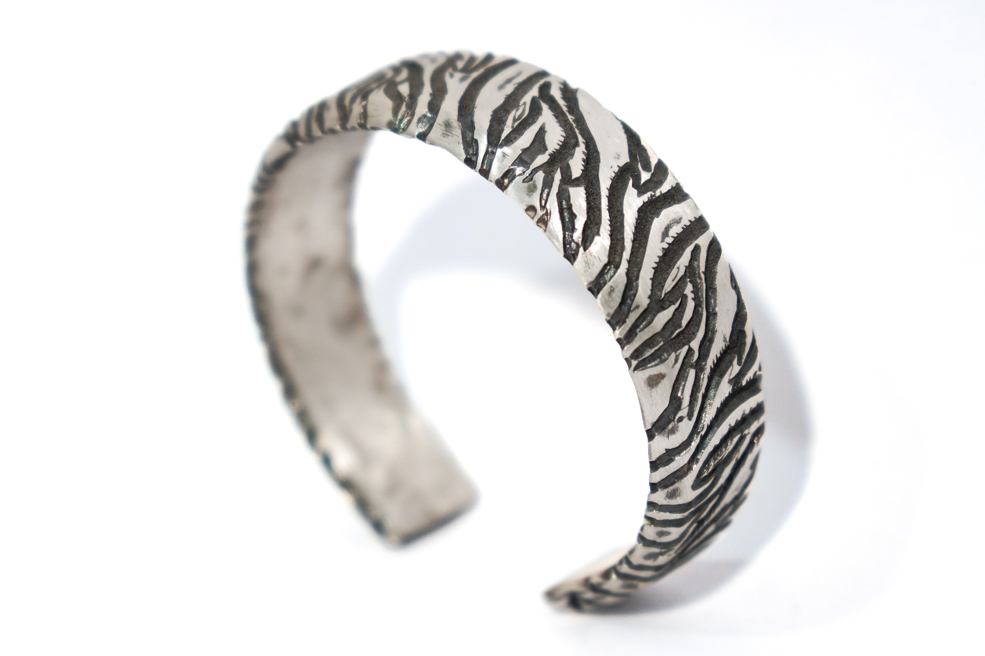 150gm 99% Pure SILVER HANDMADE CHITAKAARI KADA WITH OXIDATION - Image 5