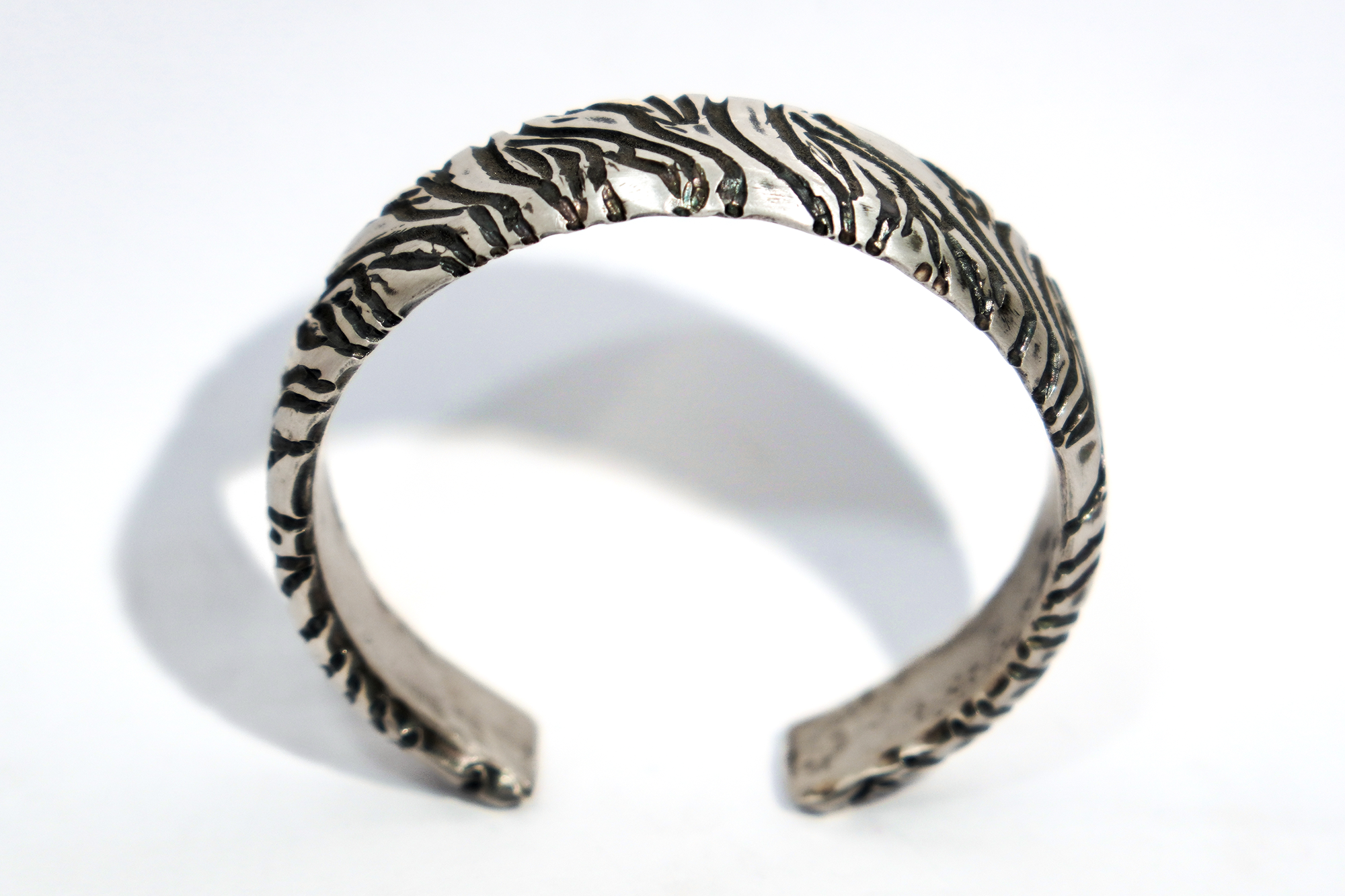 150gm 99% Pure SILVER HANDMADE CHITAKAARI KADA WITH OXIDATION - Image 6