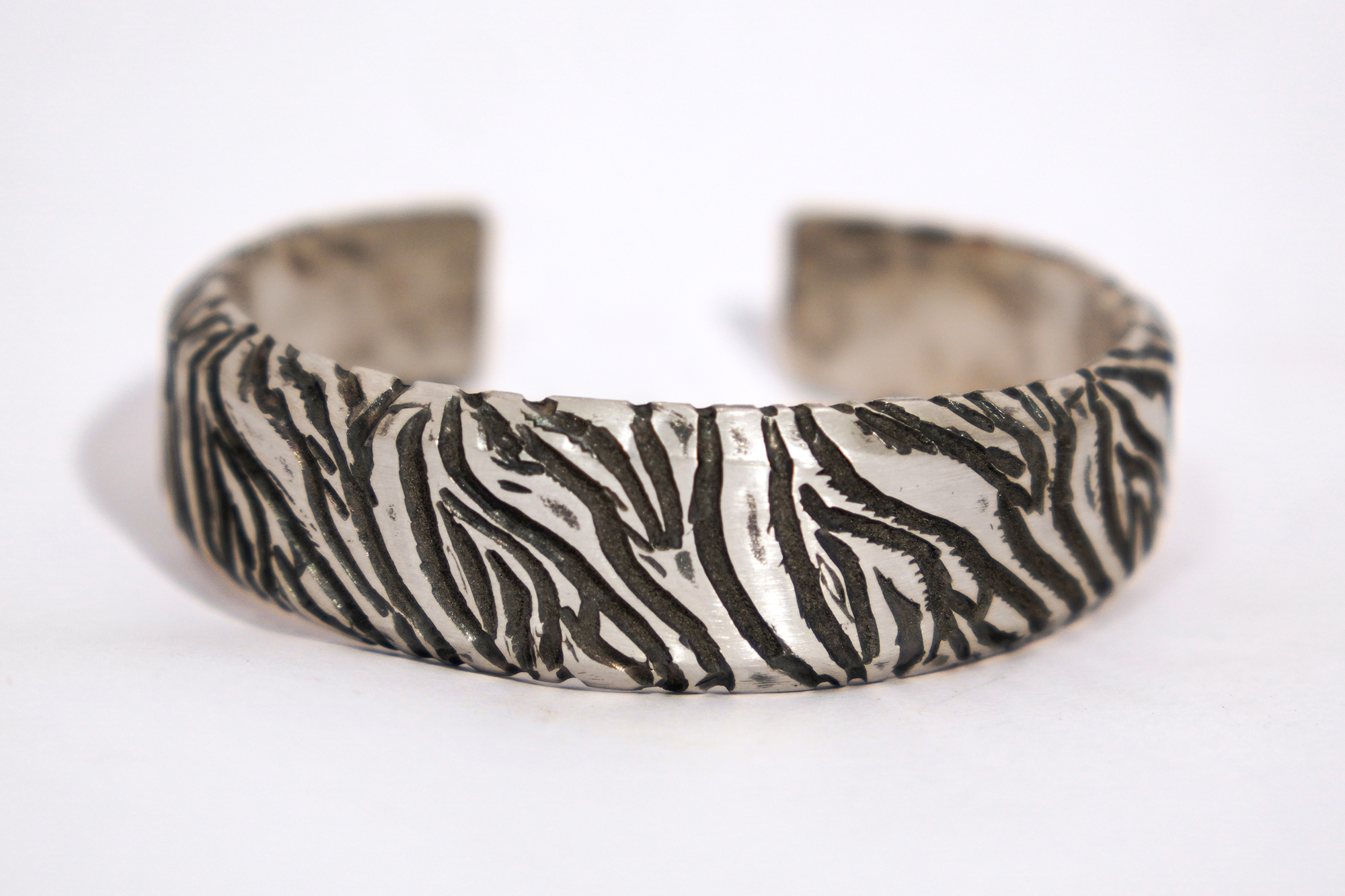 150gm 99% Pure SILVER HANDMADE CHITAKAARI KADA WITH OXIDATION - Image 7