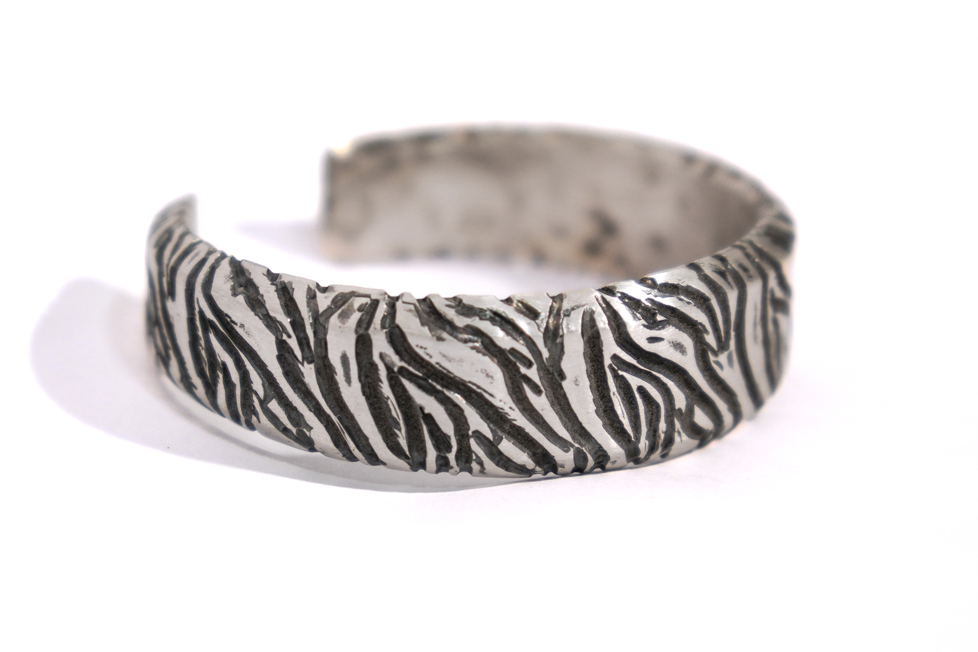150gm 99% Pure SILVER HANDMADE CHITAKAARI KADA WITH OXIDATION - Image 8