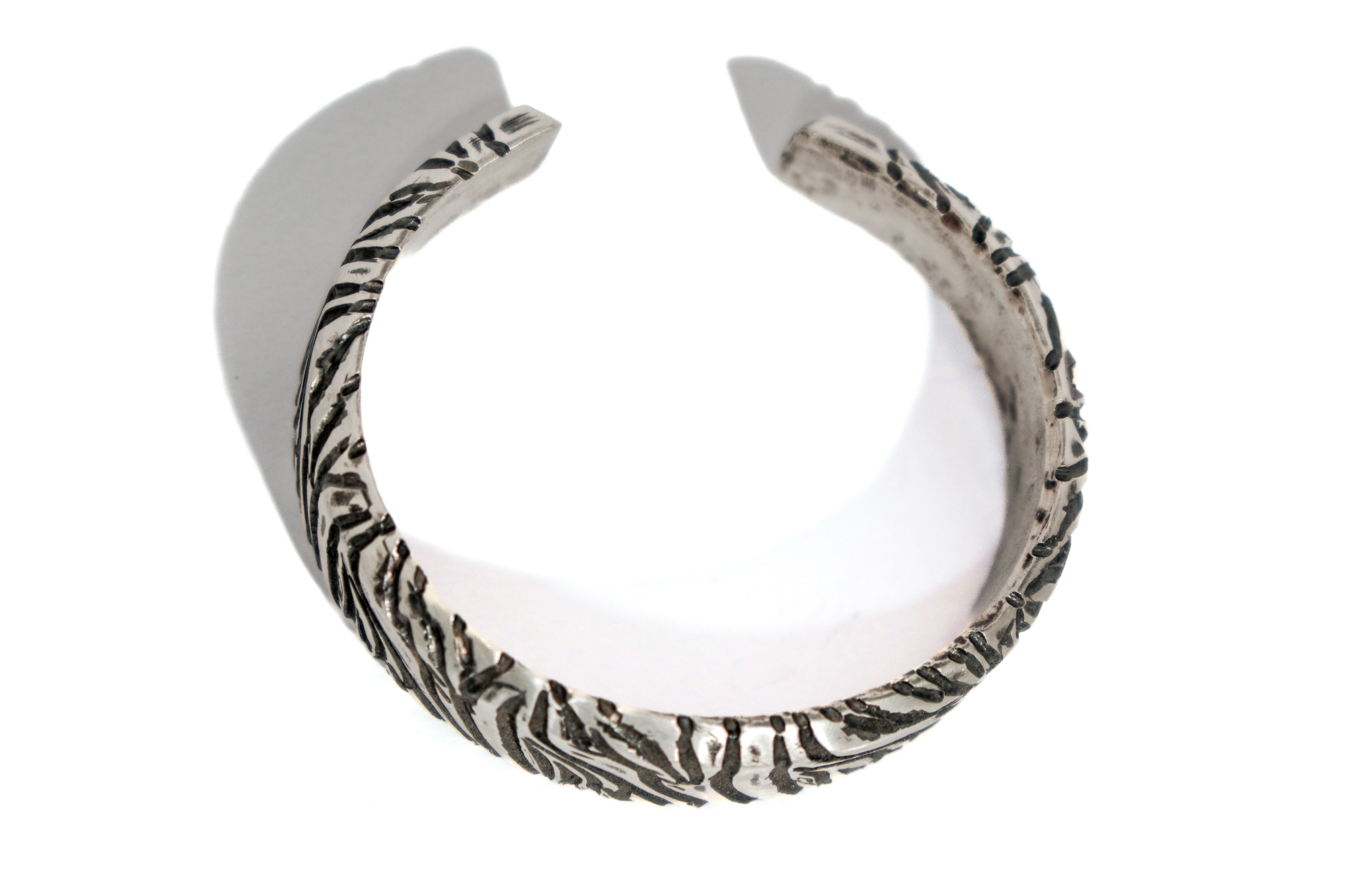 150gm 99% Pure SILVER HANDMADE CHITAKAARI KADA WITH OXIDATION - Image 9