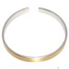 Silver gold Bangle