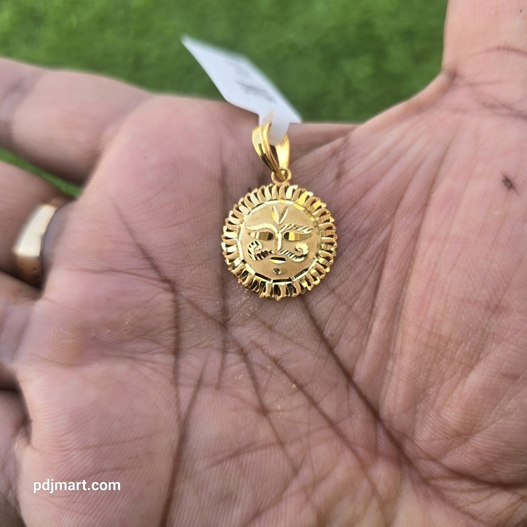 Sun Pendant gold