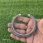 150gm 990 HANDMADE BEJOD KADA - OM NAMOH SHIVAY