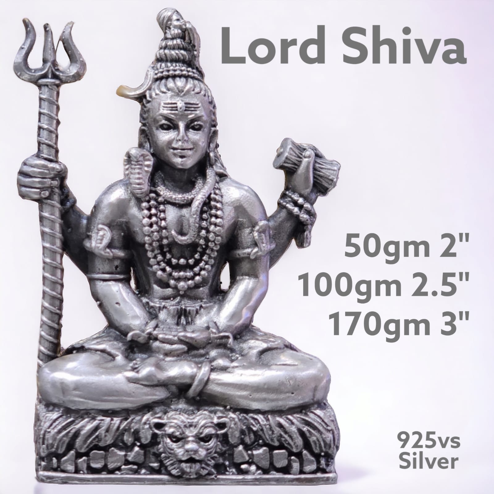 Lord Shiva in deep meditation